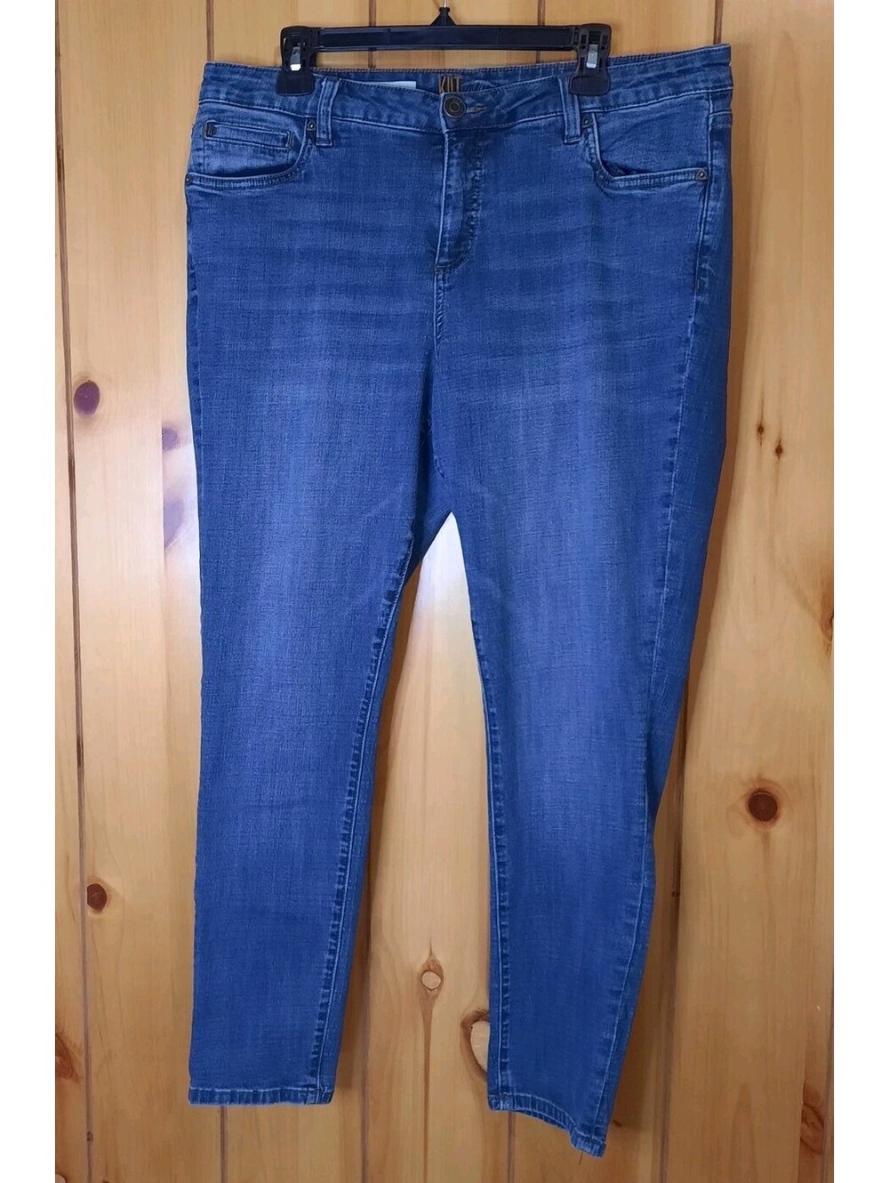 Kut From The Kloth Katy Boyfriend Skinny Medium Wash Stretch Denim 14W